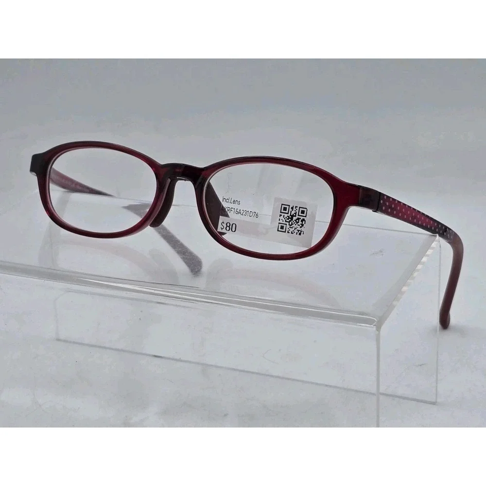 Jins Red Kids Eyeglass Frames 45 - 16-132 - 28 AKRF15A231D76‎ - SITS ASKEW